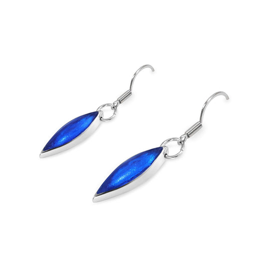 Azure Pewter Petals Fish Hook Earrings | The Jewellery Stop
