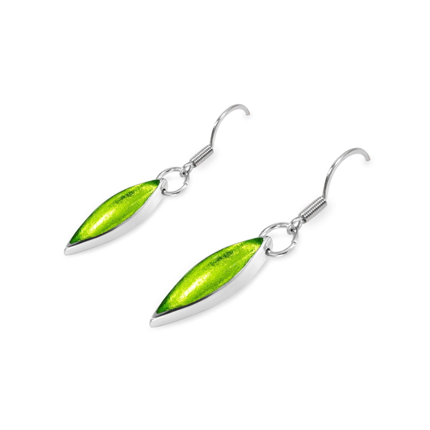 Zest Pewter Petals Fish Hook Earrings | The Jewellery Stop