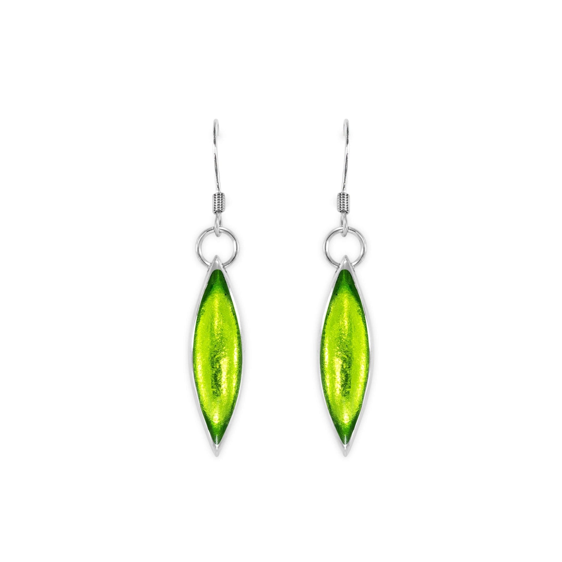 Zest Pewter Petals Large Fish Hook Earrings | The Jewellery Stop
