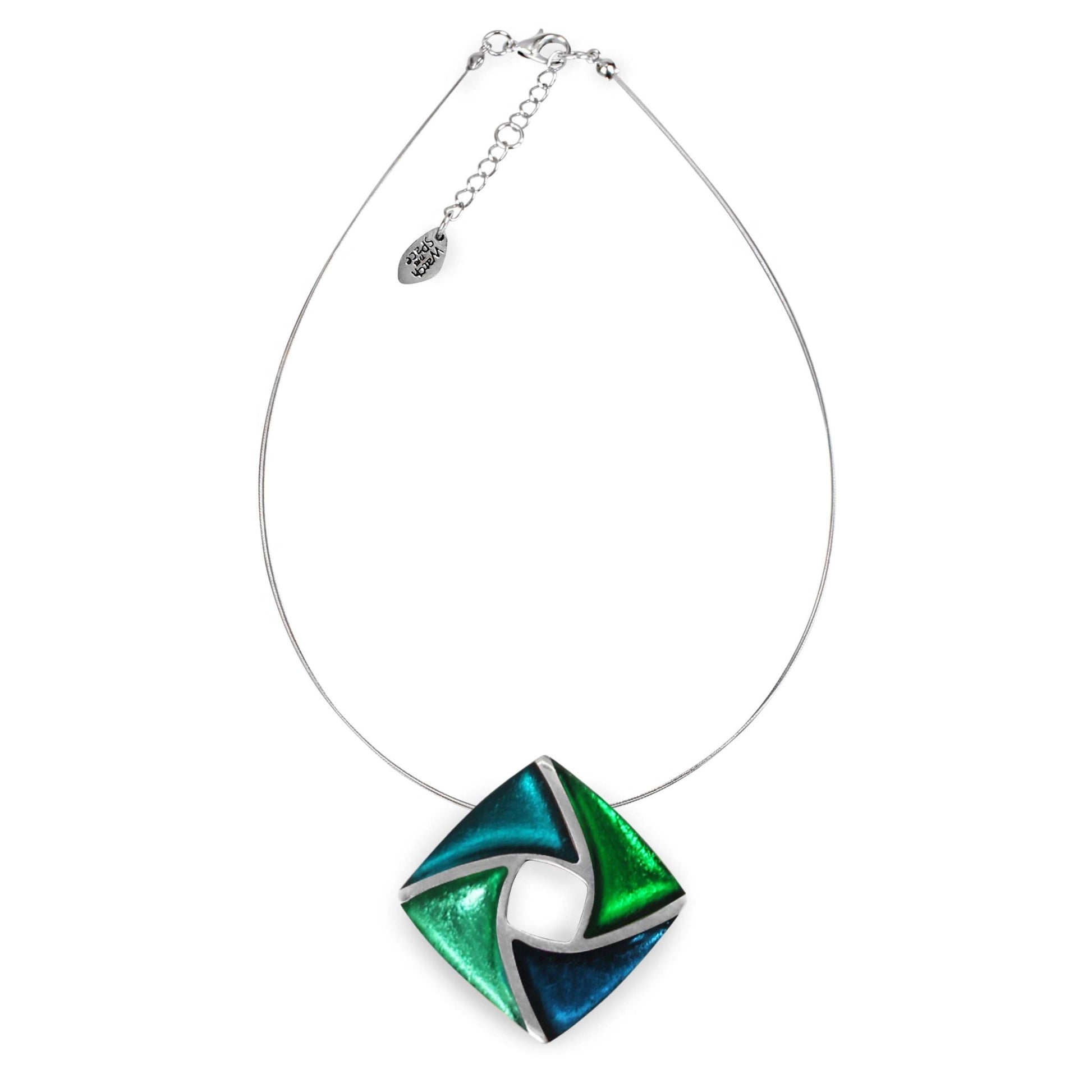 Verdigris Kite Shiny Small Pendant | The Jewellery Stop