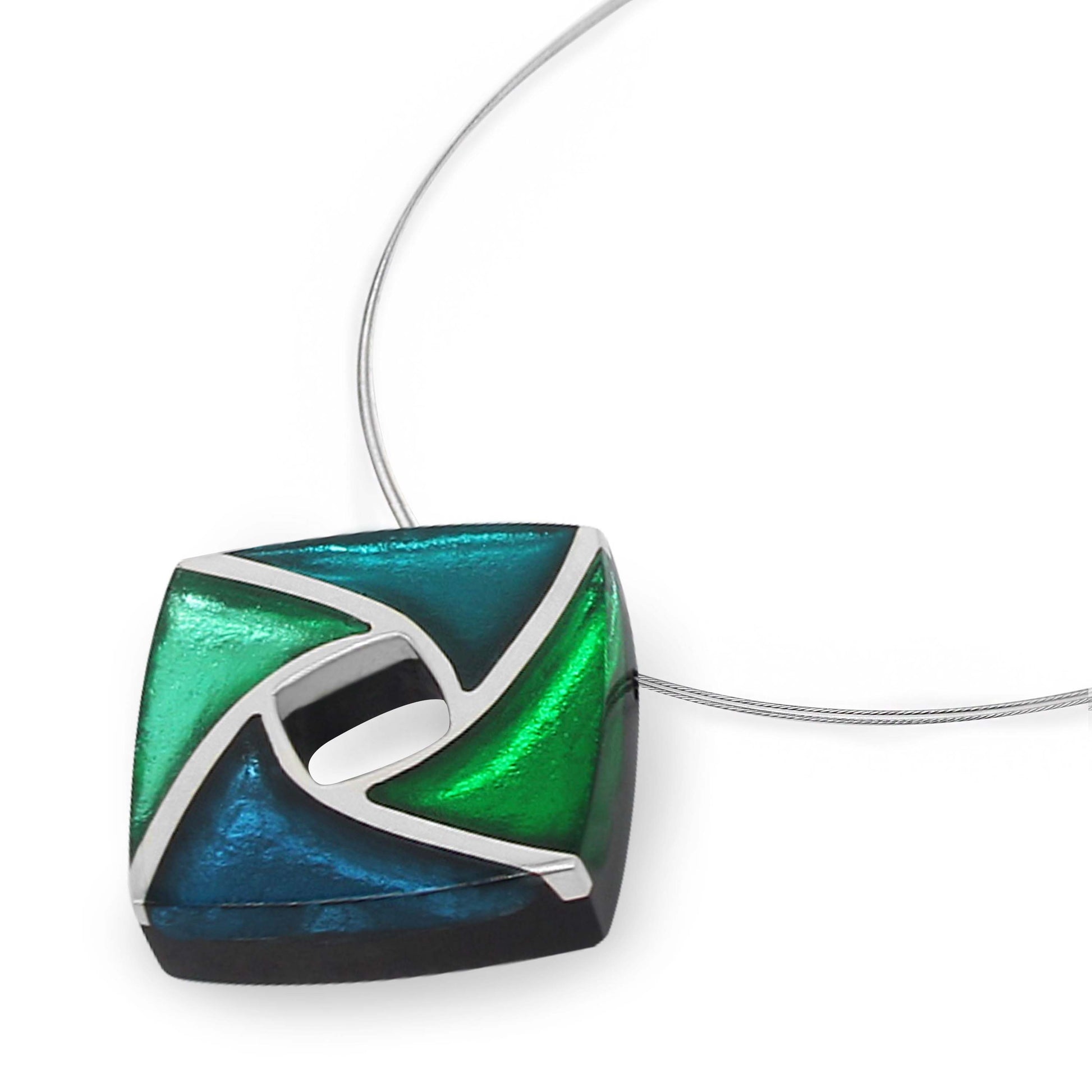 Verdigris Kite Shiny Small Pendant | The Jewellery Stop