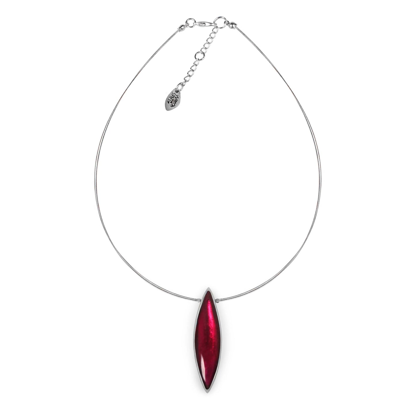 Pink Pewter Petals Single Pendant | The Jewellery Stop