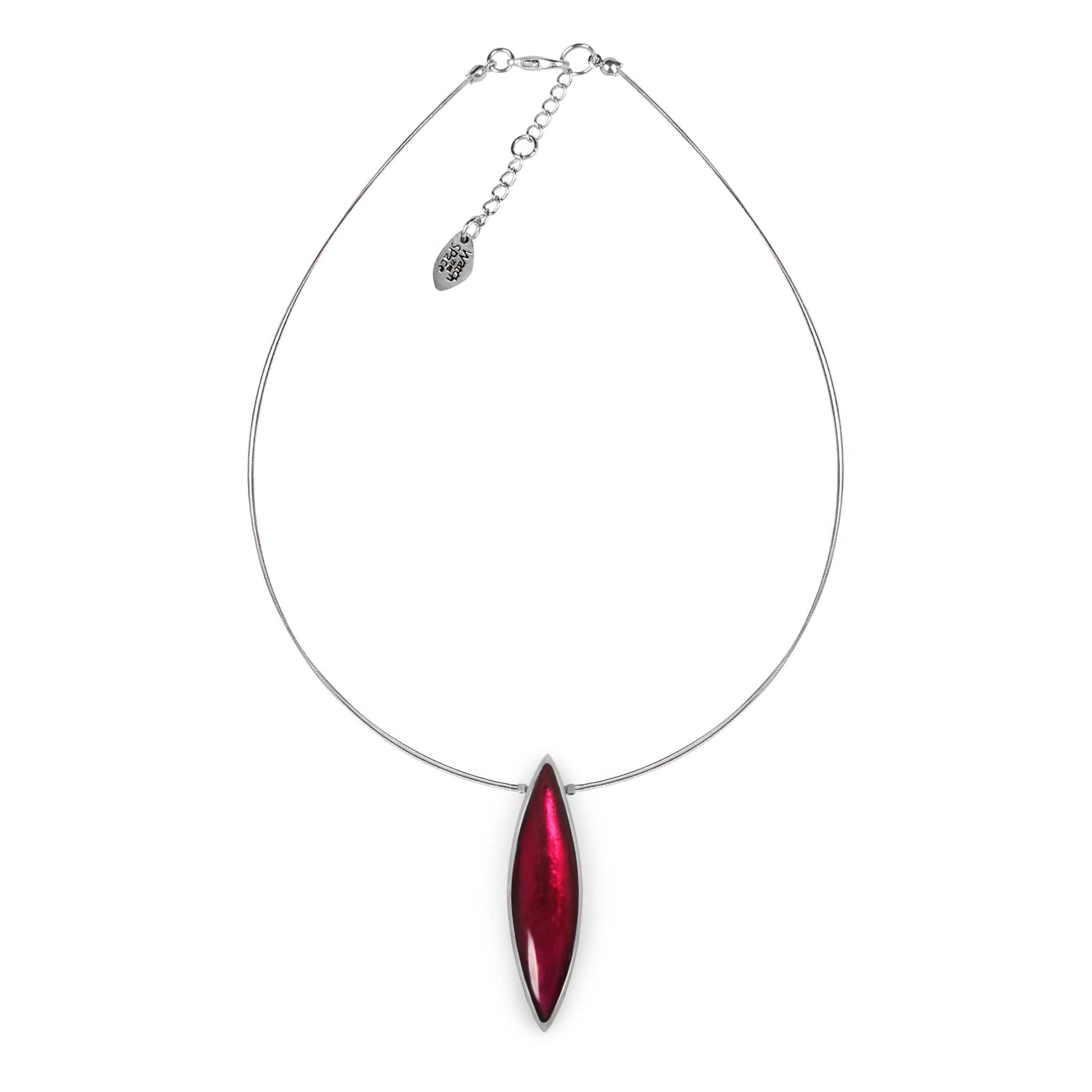 Pink Pewter Petals Single Pendant | The Jewellery Stop
