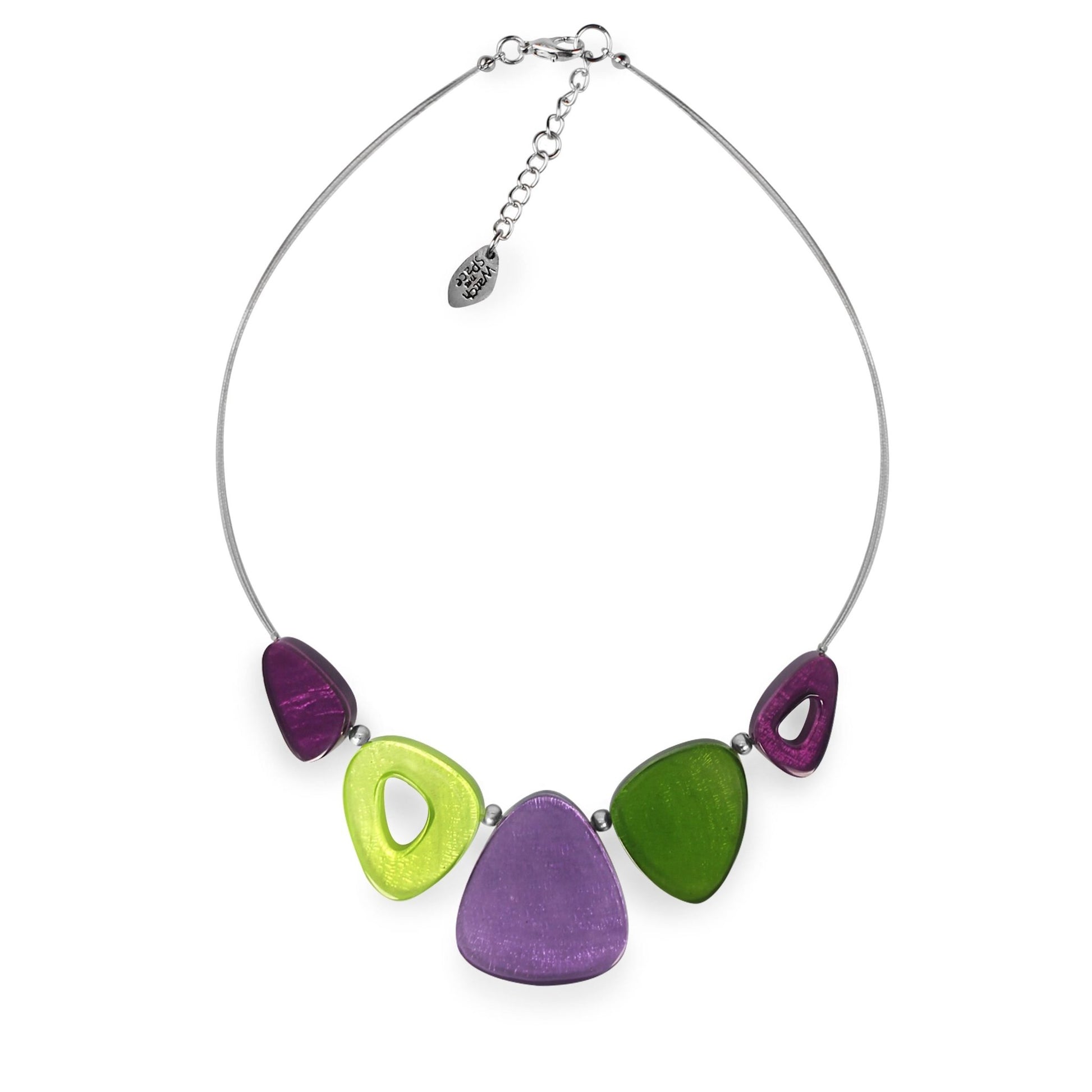 Nessie Triangle Eclectic Shiny Necklace | The Jewellery Stop