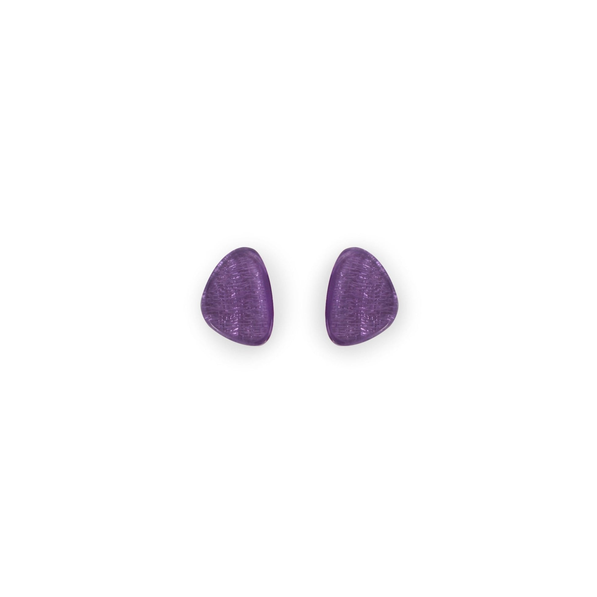 Nessie Triangle Eclectic Shiny Stud Earrings | The Jewellery Stop