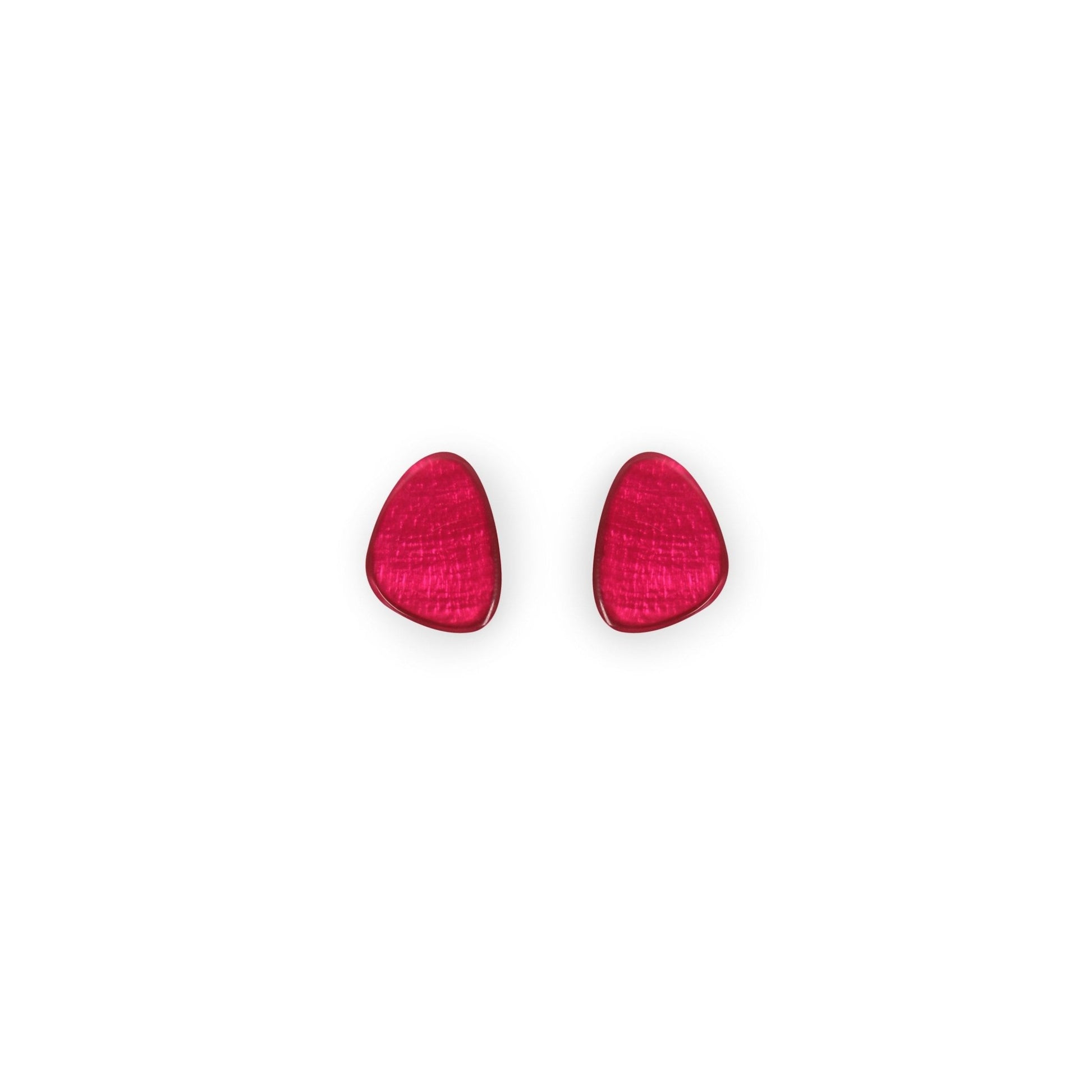 St Tropez Triangle Eclectic Shiny Stud Earrings | The Jewellery Stop