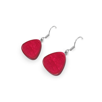 St Tropez Triangle Eclectic Shiny Fish Hook Earrings | The Jewellery Stop