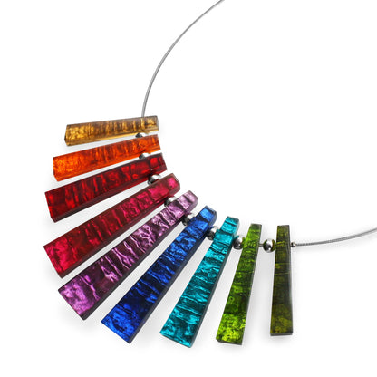 Rainbow Edna Shiny Necklace