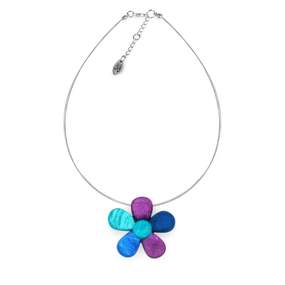 Peacock Shell Flower Shiny Pendant | The Jewellery Stop