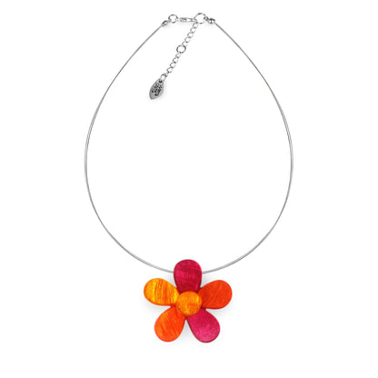 St Tropez Shell Flower Shiny Pendant | The Jewellery Stop