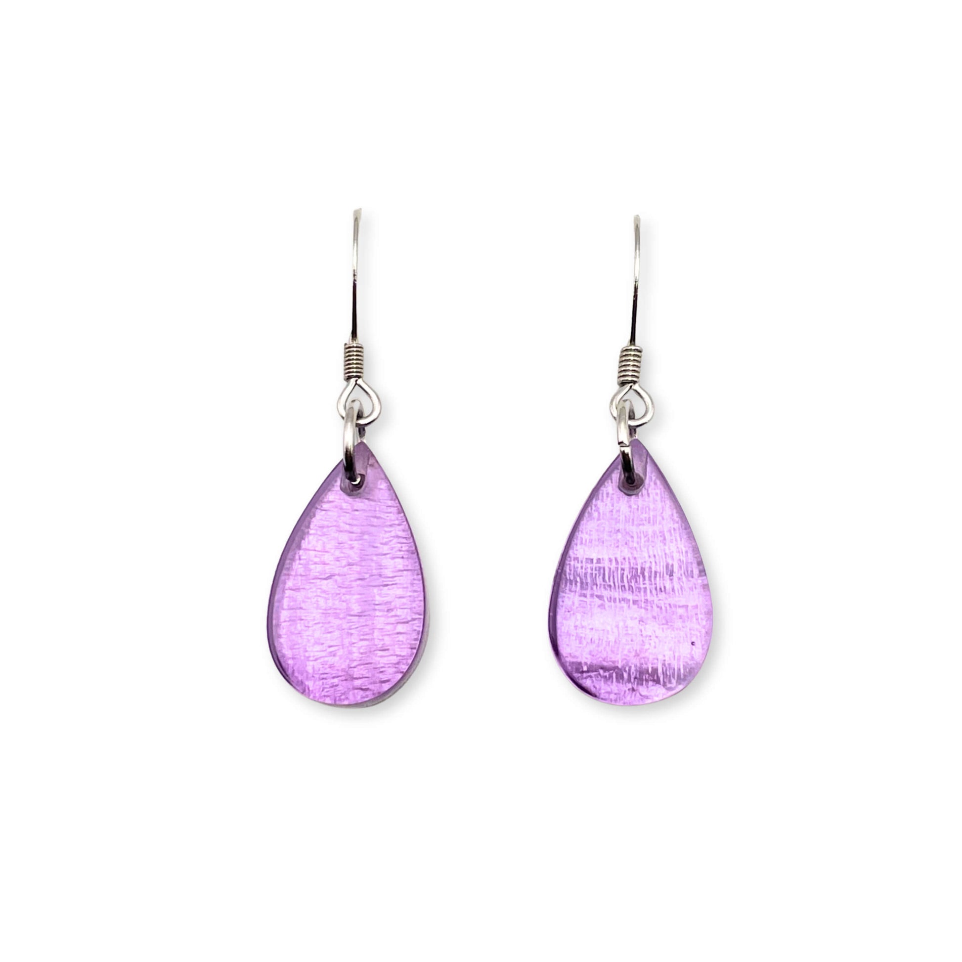 Nessie Shell Flower Shiny Fish Hook Earrings
