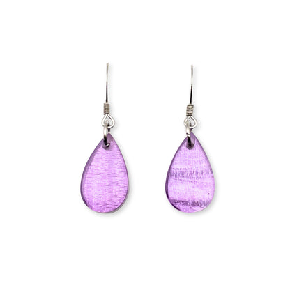 Nessie Shell Flower Shiny Fish Hook Earrings