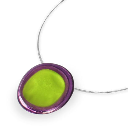 Nessie Resin Pebble Shiny Pendant | The Jewellery Stop