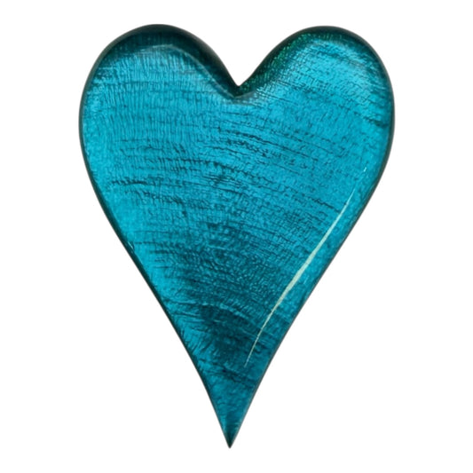 Teal Cupid Shiny Brooch | The Jewellery Stop