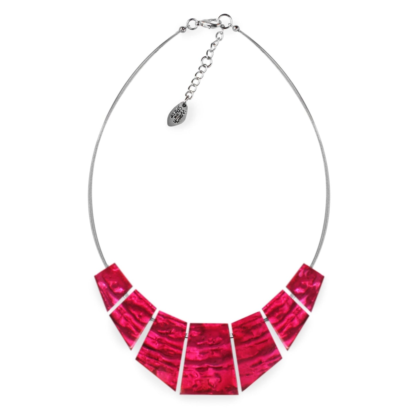 Pink Aztec Necklace on Wire | The Jewellery Stop
