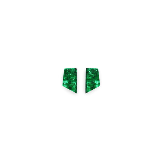 Emerald Aztec Pharaoh Stud Earrings | The Jewellery Stop
