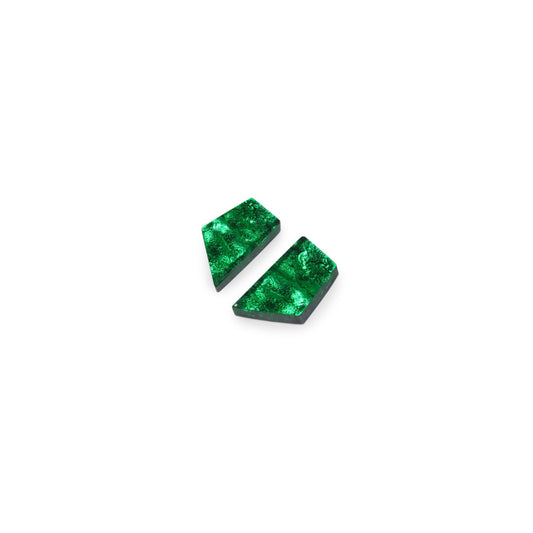 Emerald Aztec Pharaoh Stud Earrings | The Jewellery Stop