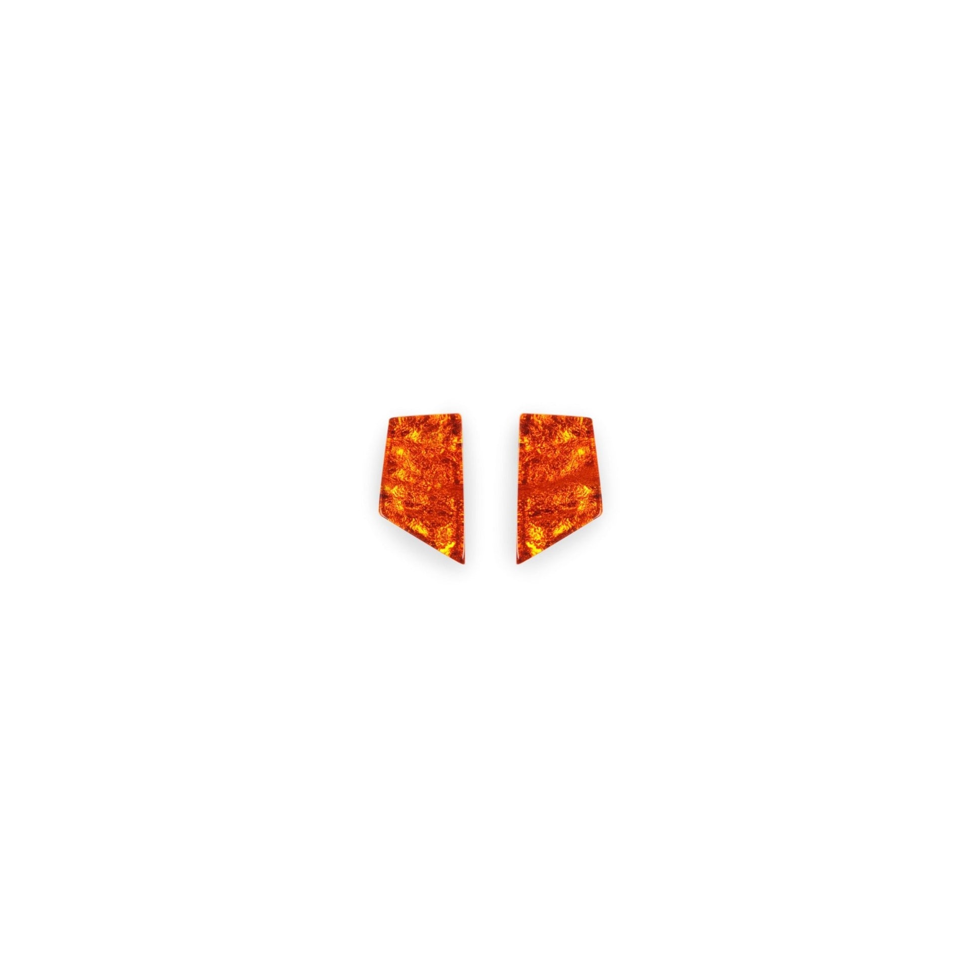 Orange Aztec Pharaoh Stud Earrings | The Jewellery Stop