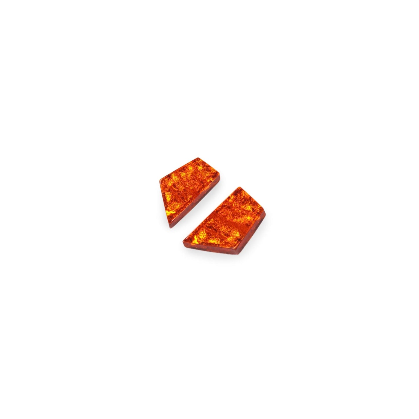 Orange Aztec Pharaoh Stud Earrings | The Jewellery Stop