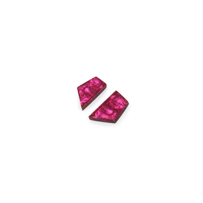 Pink Aztec Pharaoh Stud Earrings | The Jewellery Stop