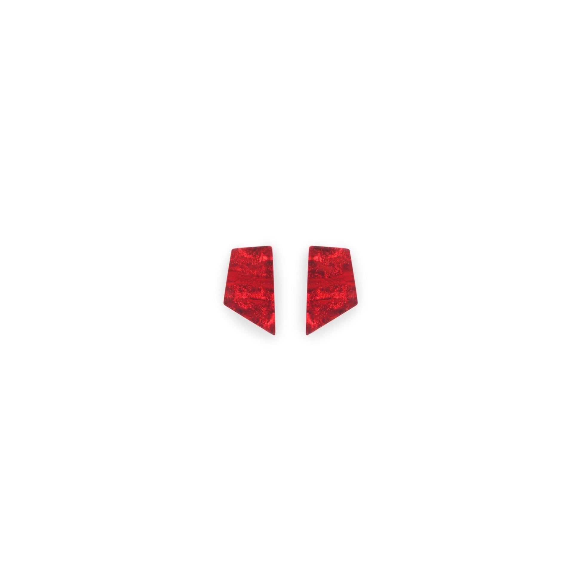 Red Aztec Pharaoh Stud Earrings | The Jewellery Stop