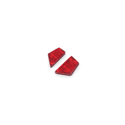 Red Aztec Pharaoh Stud Earrings | The Jewellery Stop