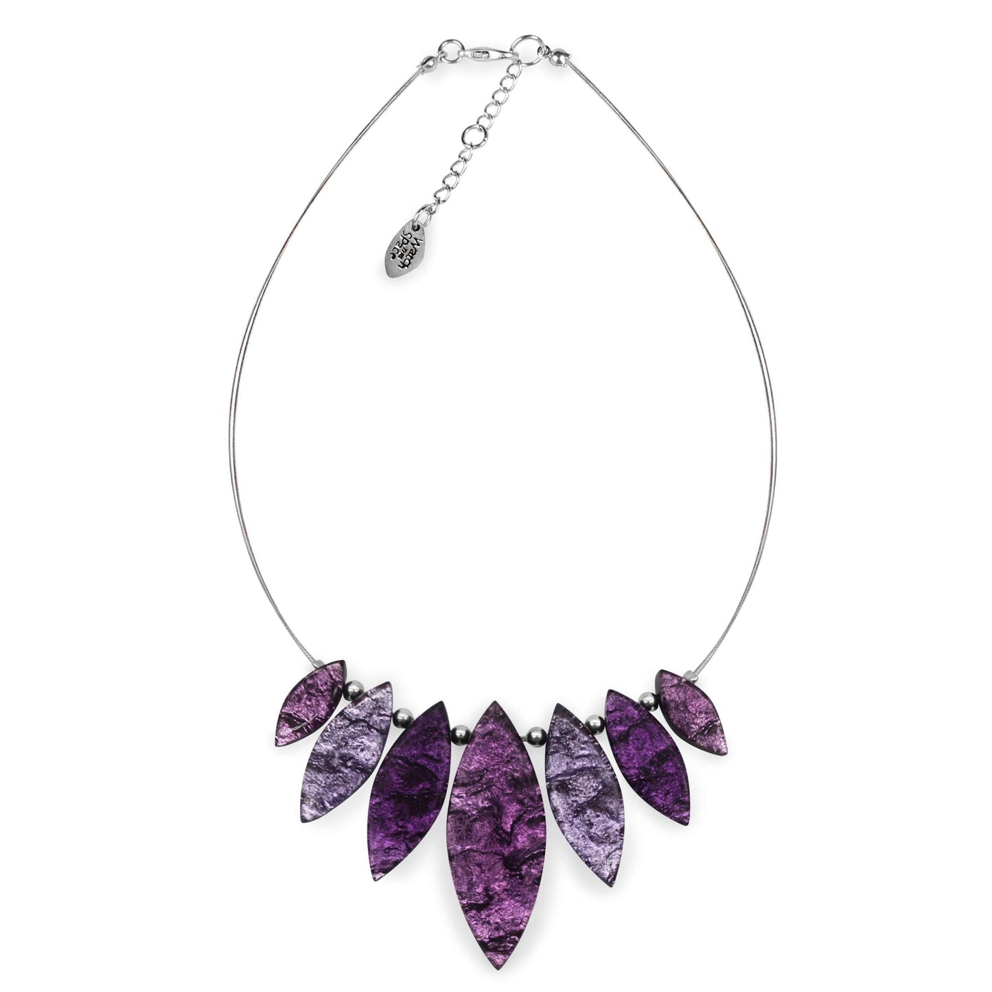 Sweetpea Aztec Leaf Shiny Necklace | The Jewellery Stop