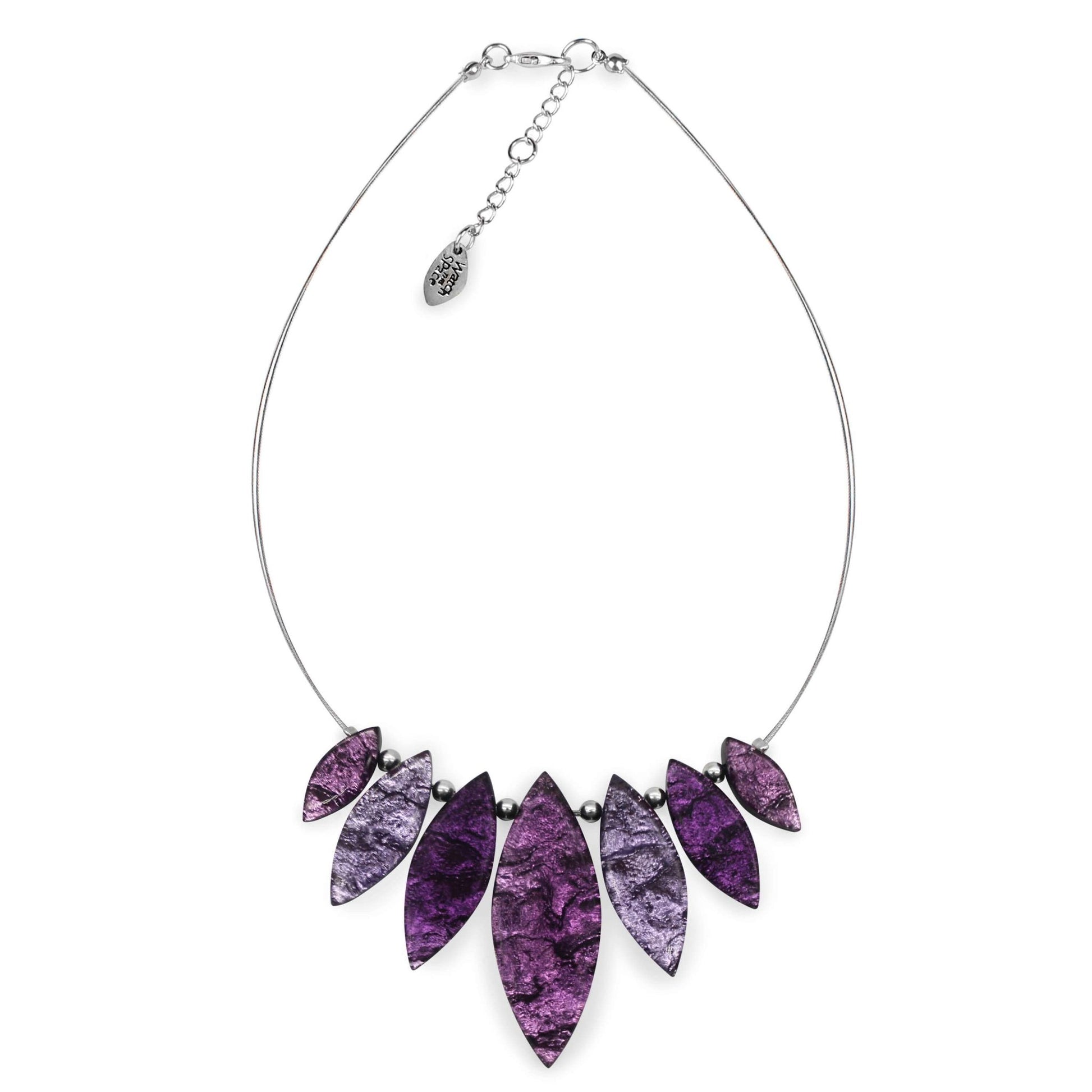 Sweetpea Aztec Leaf Shiny Necklace | The Jewellery Stop