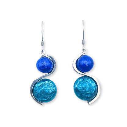 Riviera Bubble Shiny Fish Hook Earrings