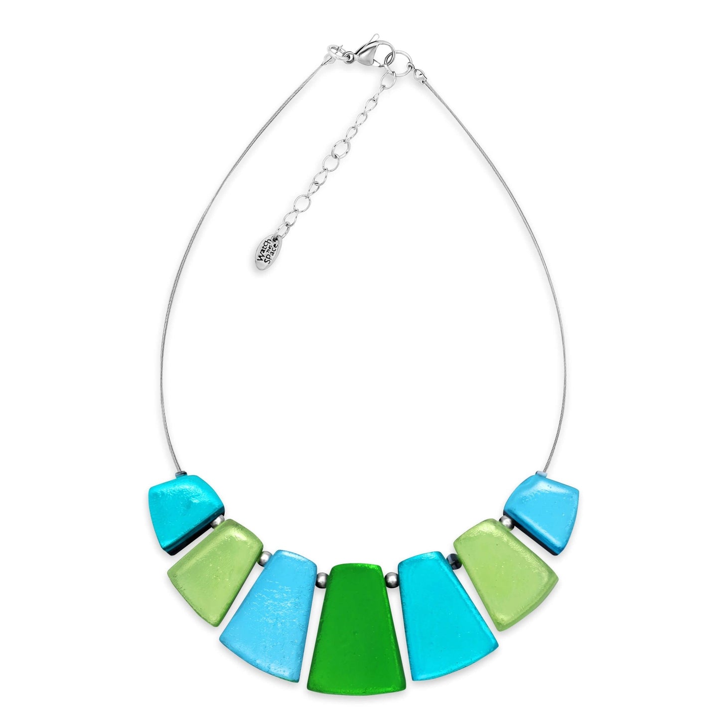 Neptune Empress Silverleaf Shiny Necklace | The Jewellery Stop