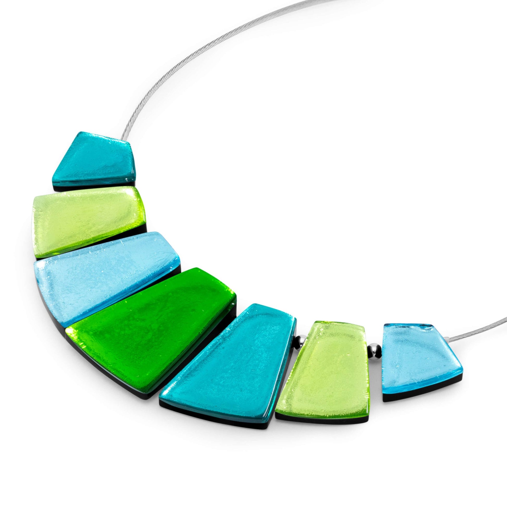 Neptune Empress Silverleaf Shiny Necklace | The Jewellery Stop