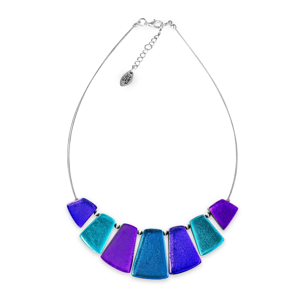 Peacock Empress Silverleaf Shiny Necklace | The Jewellery Stop