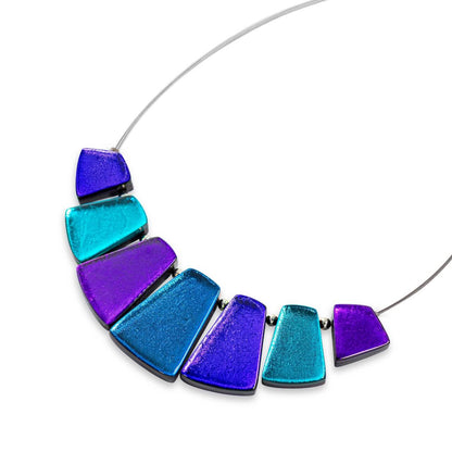 Peacock Empress Silverleaf Shiny Necklace | The Jewellery Stop