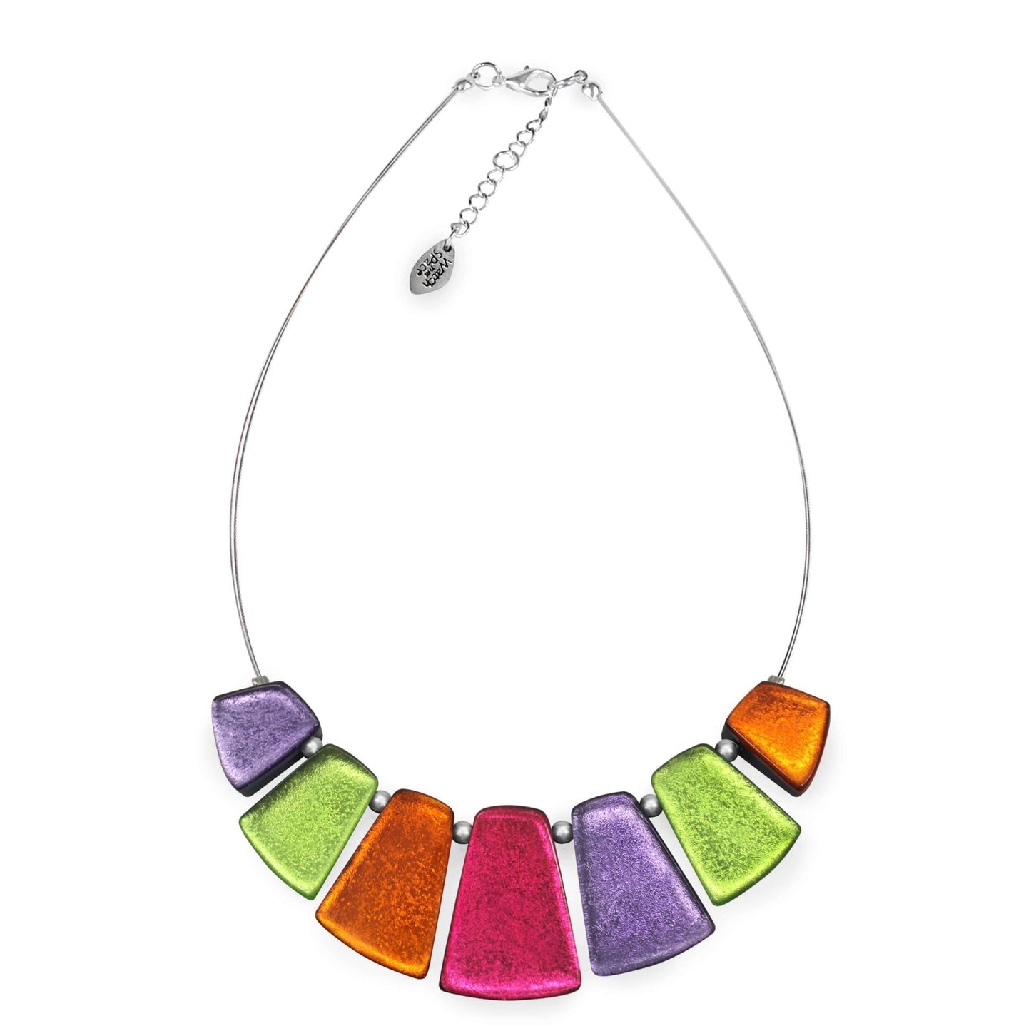 Sherbet Empress Silverleaf Shiny Necklace | The Jewellery Stop