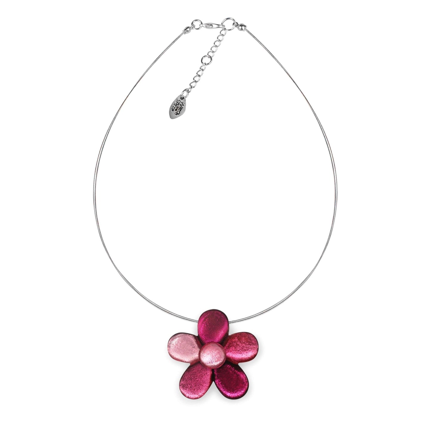 Flamingo Bloom Shiny Pendant | The Jewellery Stop