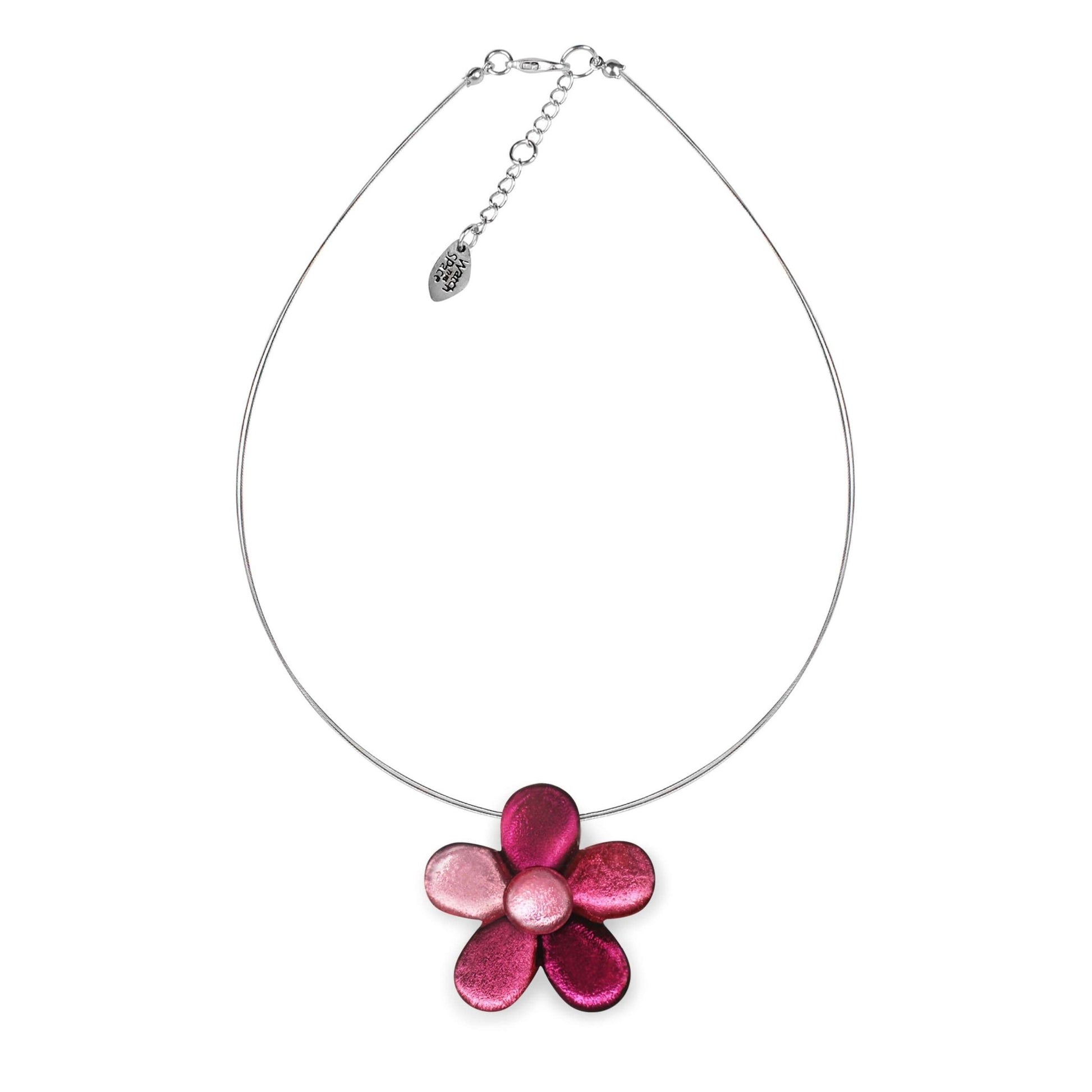 Flamingo Bloom Shiny Pendant | The Jewellery Stop