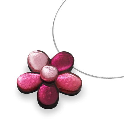 Flamingo Bloom Shiny Pendant | The Jewellery Stop