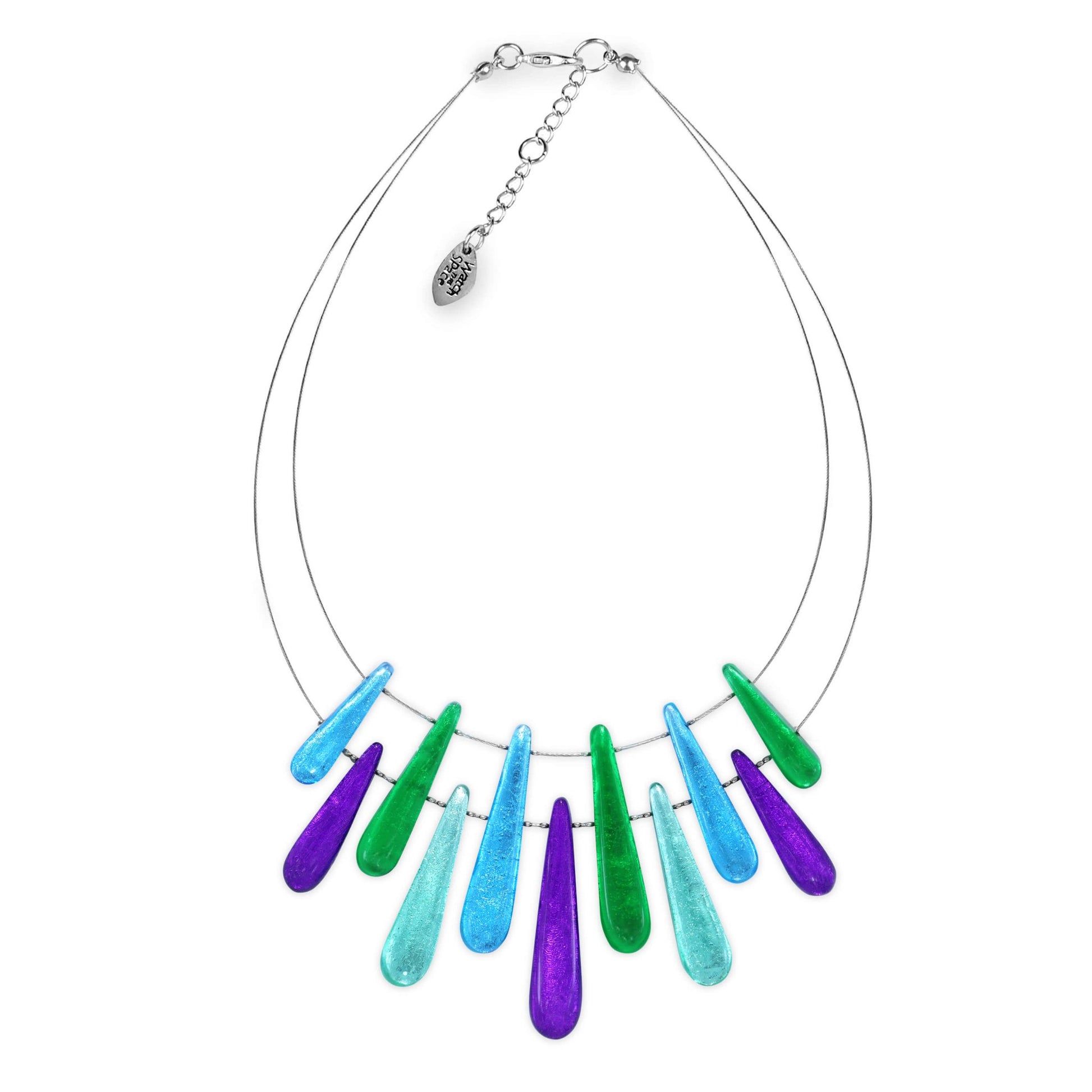 Aurora Teardrop Shiny Necklace | The Jewellery Stop
