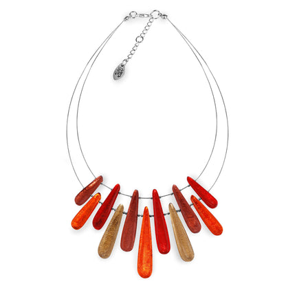 Chilli Teardrop Shiny Necklace | The Jewellery Stop