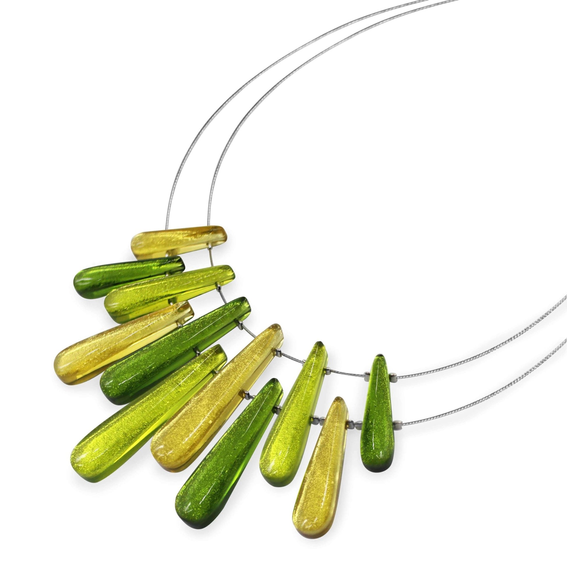 Citrus Teardrop Shiny Necklace | The Jewellery Stop