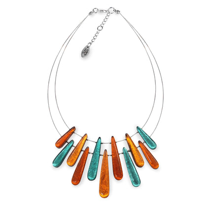 Morocco Teardrop Shiny Necklace | The Jewellery Stop