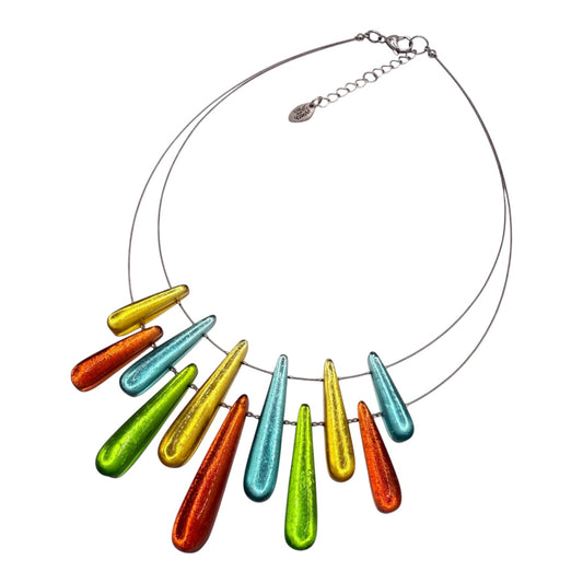 Zest Teardrop Shiny Necklace | The Jewellery Stop