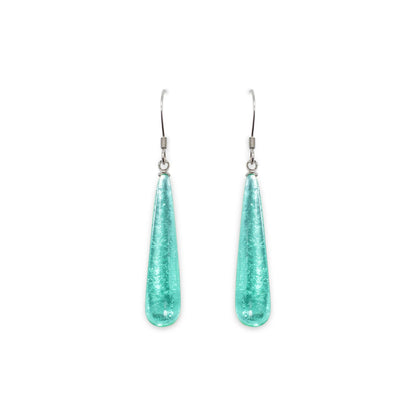 Aurora Teardrop Shiny Fish Hook Earrings | The Jewellery Stop