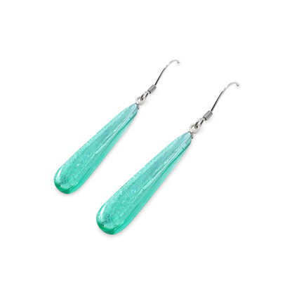 Aurora Teardrop Shiny Fish Hook Earrings | The Jewellery Stop