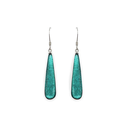 Morocco Teardrop Shiny Fish Hook Earrings | The Jewellery Stop