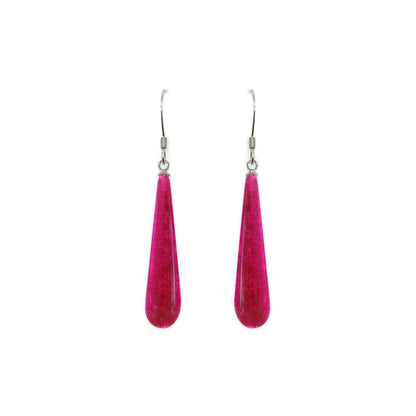 Sherbet Teardrop Shiny Fish Hook Earrings | The Jewellery Stop
