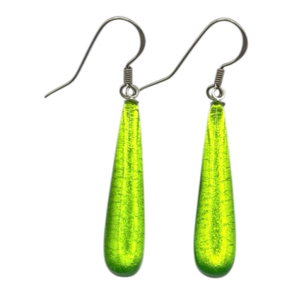 Zest Teardrop Shiny Fish Hook Earrings | The Jewellery Stop