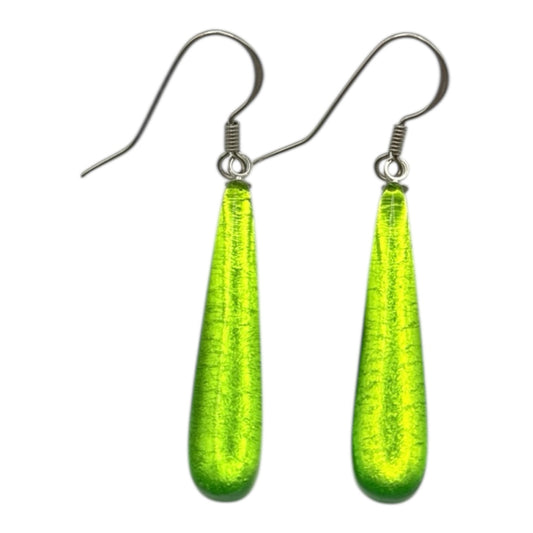 Zest Teardrop Shiny Fish Hook Earrings | The Jewellery Stop