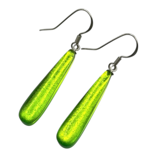 Zest Teardrop Shiny Fish Hook Earrings | The Jewellery Stop