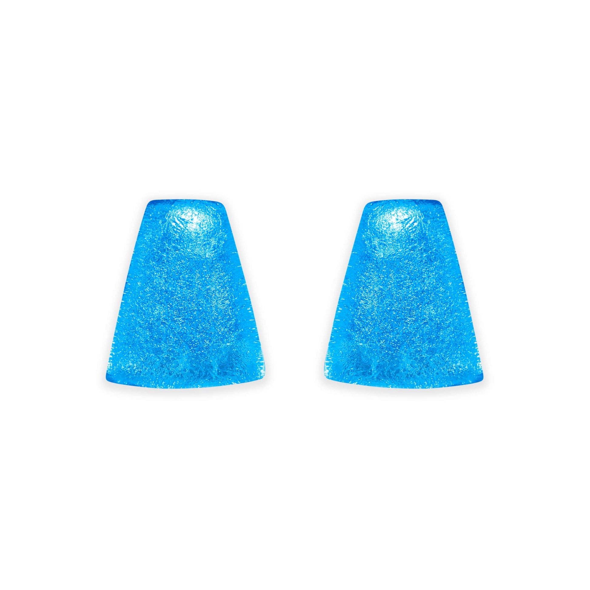 Aurora Empress Silverleaf Shiny Stud Earrings | The Jewellery Stop